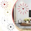 Frameless DIY Wall Clock Acrylic Mirror Wall Clock Decor Sticker Digital Clock Home DIY Clock Kit 40cm