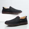 Мужские мокасины 2024 года, новые кожаные туфли, мужская повседневная обувь, мокасины, дышащие кроссовки, мужская обувь для вождения, удобные туфли на плоской подошве, большие размеры