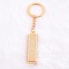 Fashion Metal Faux Gold Bar Ingot Bullion Keychain