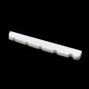 Pre-Slotted Bass Nuts Real Slotted Bone Nut Saddle for 5 String Bass Electric, Acoustic, Classical Guitar Durable