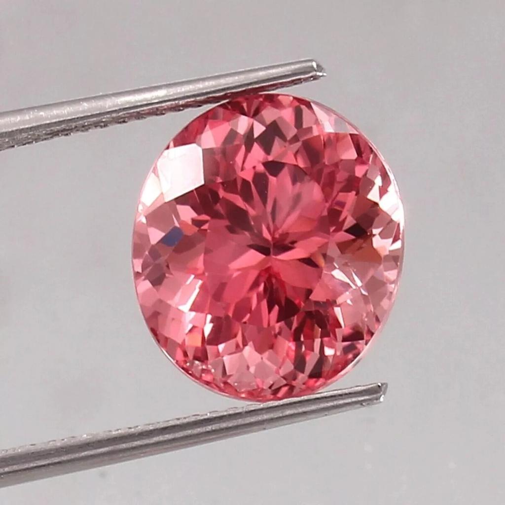 Natural Padparadscha Sapphire Ceylon Oval Cut 12-14 Ct Stunning Gemstone