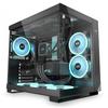CPS Pillarless PC Case with High Transmittance Glass Black C3T500-ARGB-BK