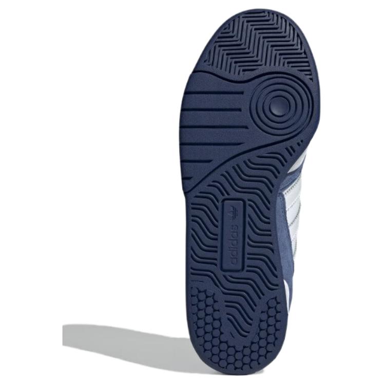 Adidas Оригинальные Courtic Удобные Шнуровка Нескользящие Прочные Низкие Кеды Унисекс Белый Синий JI2554