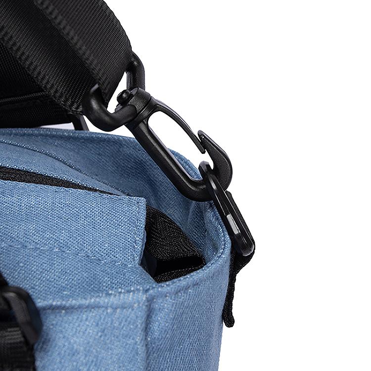 Jordan 18L Large Capacity Classic Logo Cotton Shoulder Tote Bag Unisex bags Denim-Blue JD2613226GS-002