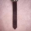 Б/у Аналоговые часы NIXON A129-019 THE MELLOR Кожаный Кварцевый Рабочие Черный Циферблат
