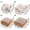 wedding supplies paper Multi-size kraft window package box gift box Christmas gifts box