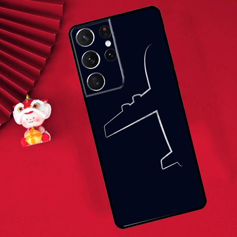 Чехол-эполет пилота самолета для Samsung Galaxy S24 S23 Ultra S22 Note 10 Plus Note 20 S9 S10 S21 FE S20 FE