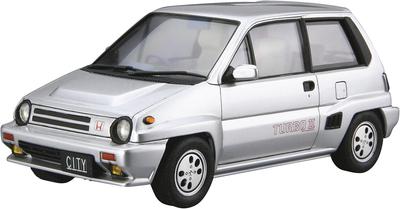Aoshima Bunka Kyozai Модель автомобиля 60 Honda AA City Turbo II Пластиковая модель (АОСИМА) нет. 1/24 '85