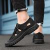 Outer Penetration Air Men's Sandals Wild Hollow Sandals Men Summer Wear-resistant Non-slip Toe Cap