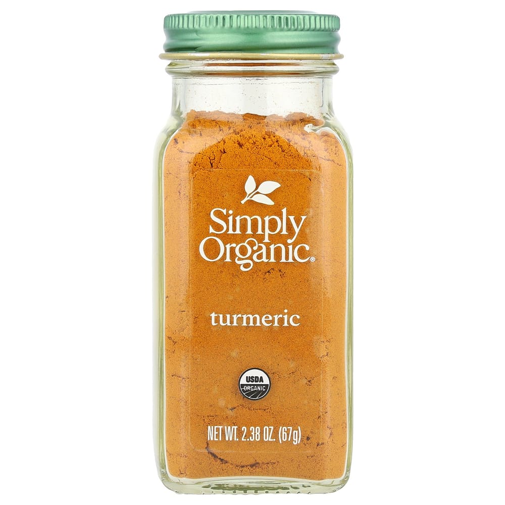 Simply Organic Куркума 67 г (2,38 унции)