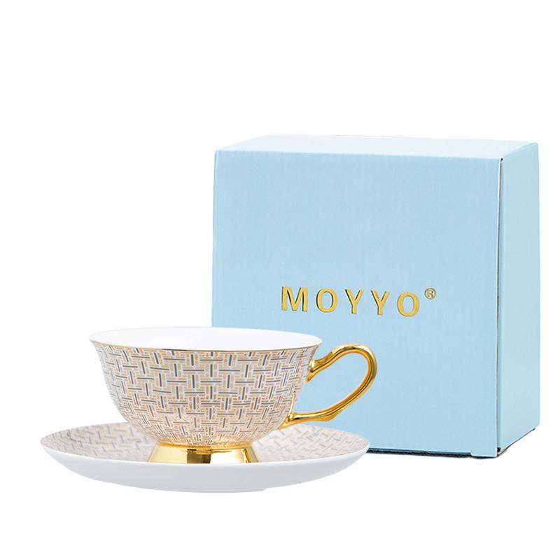 Европейская костяная фарфоровая маленькая роскошная кофейная чашка и блюдце изысканный черный чайный сервиз для дома гостиная креативные высококачественные послеобеденные чашки