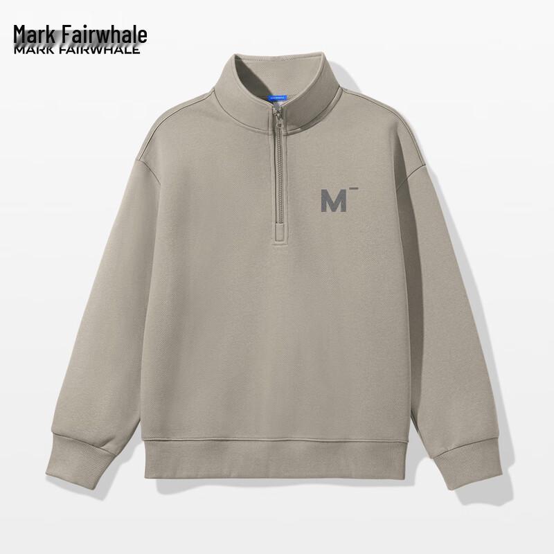 Mark Fairwhale Men's Half-Zip Stand Collar Sweatshirt