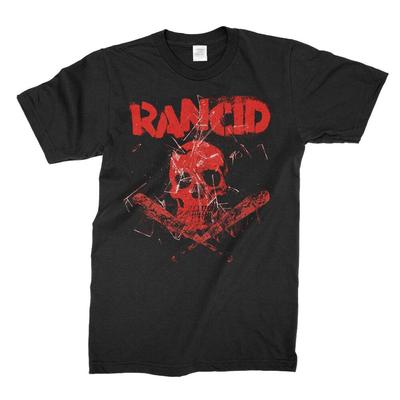 Черная футболка унисекс Rancid Skull Bats