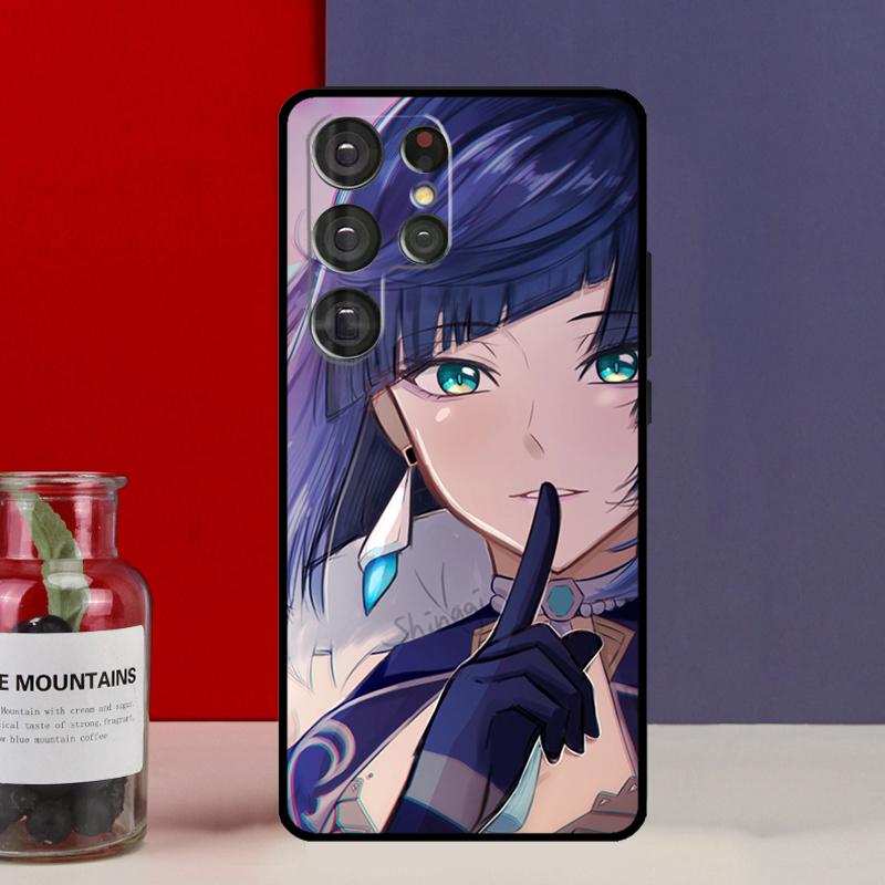 Yelan Genshin Impact Funda Case For Samsung Galaxy S25 Ultra S9 S10 S20 FE S21 S22 S23 Plus S24 Ultra Phone Cover