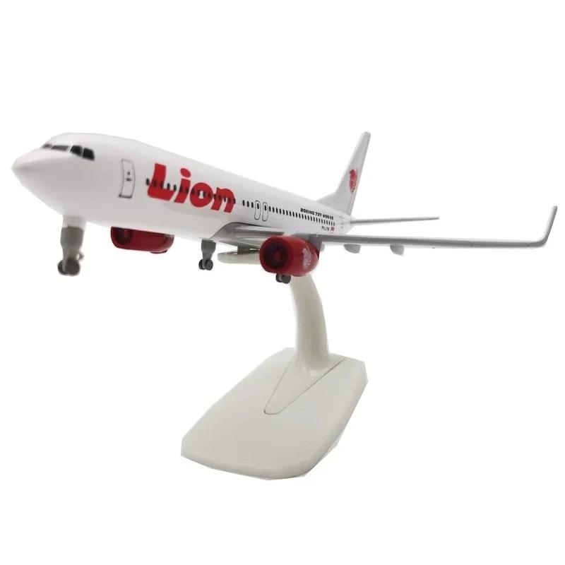 Масштаб 1/400 Модель Самолета Air LION B737 Реплика Самолета Металлическая Миниатюрная Модель Самолета с Колесами Коллекция Подарок Сувенир Самолет Игрушка