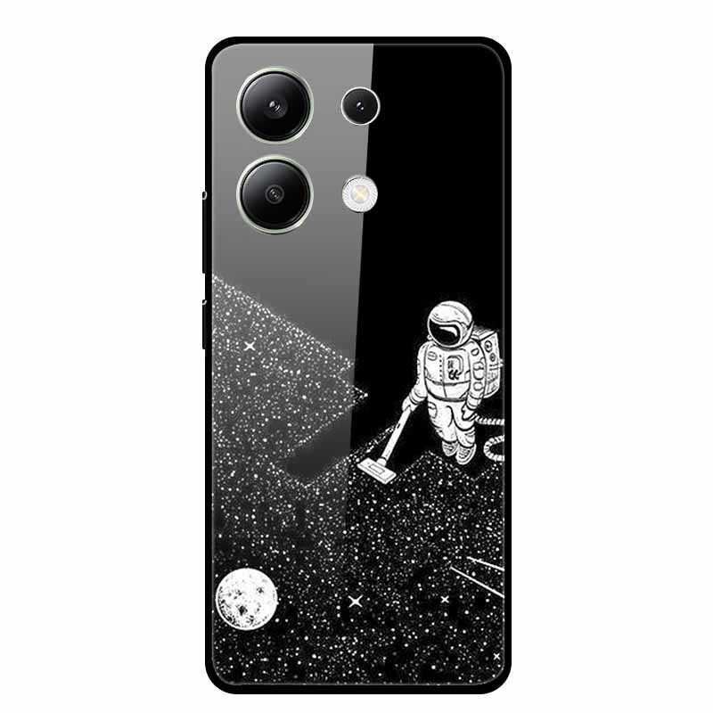 For Xiaomi Redmi Note 13 5G Phone Case Soft Bumper Tempered Glass Hard Back Cover Case For Redmi Note 13 Pro Case Note13 Pro Bag