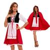 In-Stock Halloween Little Red Riding Hood Adult Fairy Tale Stage Costume