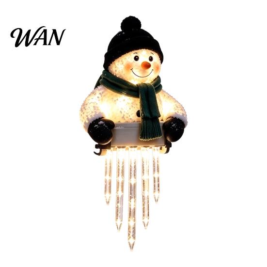 Decorative Lights for Eaves Christmas Outdoor LED Icicle Lights, Waterproof String Lighting, Battery Powered Flexible Fence Decoration Light