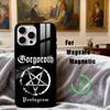 H-Hail S-Satan-N  Phone Case For iPhone 17,16,15,14,13,12,Plus,Pro,Max for Magsafe Magnetic Wireless Charging