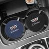 Car Water Cup Pad Non-slip Coaster Accessories For Cadillac CT5 CT6 CTS Seville ATS CT4 XTS Celestiq Ciel Escala SRX XT4 XT5 XT6 XLR ELR Elmiraj EXT