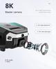 Складной дрон S6 для трансграничных полетов с двойной 8K камерой, интеллектуальным обнаружением препятствий и пультом дистанционного управления для аэрофотосъемки