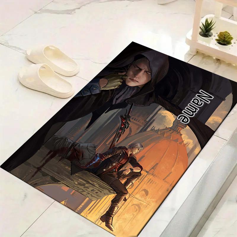 Custom 1Pc Devil May Cry Netflix Series Rug Office Carpet Indoor Outdoor Entrance Doormat Nonslip Soft And Comfortable Living Room D291534