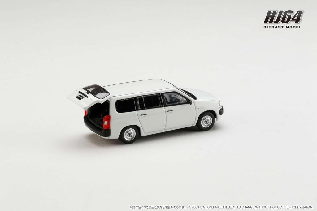 HJ64 Toyota Probox GL White Finished Product 1/64