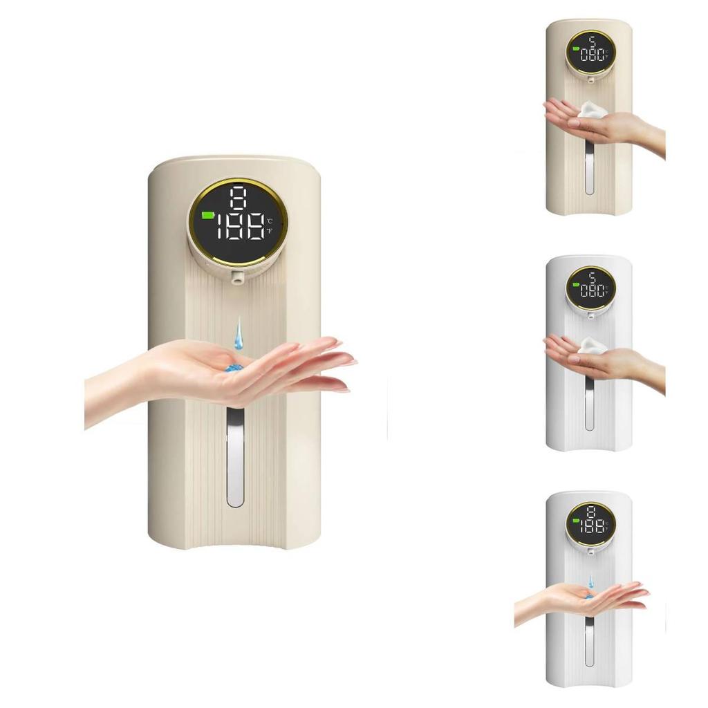 Touchless Desk Soap Dispenser With Foam And Gel Options For Home Office Hygiene