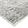 Tapis salon extra-doux impression gris argent 160x230