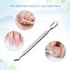 1PC  Cuticle Push 2 Ways Stainless Steel Remover Dead Skin Manicure Tool