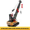 1/50 Diecas Truck Alloy Tower Crane Model Engineering Vehicle Excavator Model Children's Toy Engineering Alloy Model Gifts