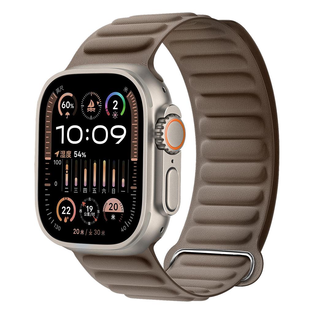 Bands for Apple watch strap Ultra 2 3 49mm 44mm 40mm 46 45mm FineWoven Magnetic Loop correa bracelet iWatch Series 9 8 SE 11 10