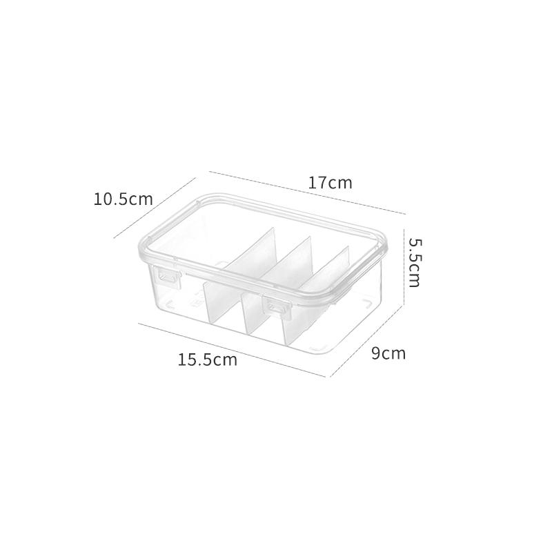 Прозрачный органайзер для зарядных кабелей, коробка для укладки кабелей передачи данных, USB-бокс для хранения, маленький органайзер для настольных аксессуаров и хранения