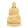 Kurita's Specialty Buddha Statue [Nyorai] Shaka Nyorai Seated Statue, Total Height 10cm, Water Boxwood, 5316
