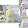 Cute Bunny Plush Toy Keychain With Pp Cotton Filling For Kids And Baby Accessories
