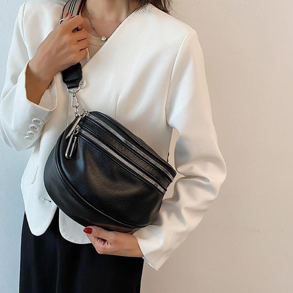 Элегантные однотонные поясные сумки для женщин, роскошные поясные сумки на цепочке с молнией, женская поясная сумка, женская сумка через плечо, нагрудная сумка CLE