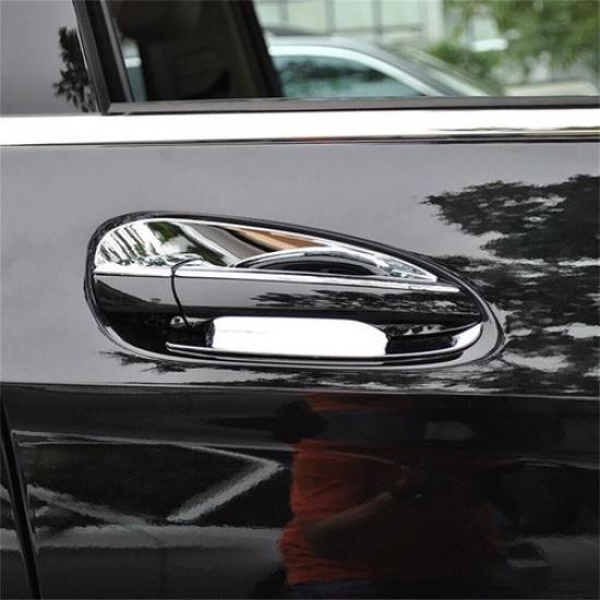 4x Chrome Door Handle Bowl Cover Trim For Mercedes B C E GLK ML GL GLE GLS Class