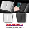 Wireless Charging Anti-Slip Mats For Tesla Model Y LAUNCH 2025 Juniper Center Console Charge Station Pad Silicone Accessiories