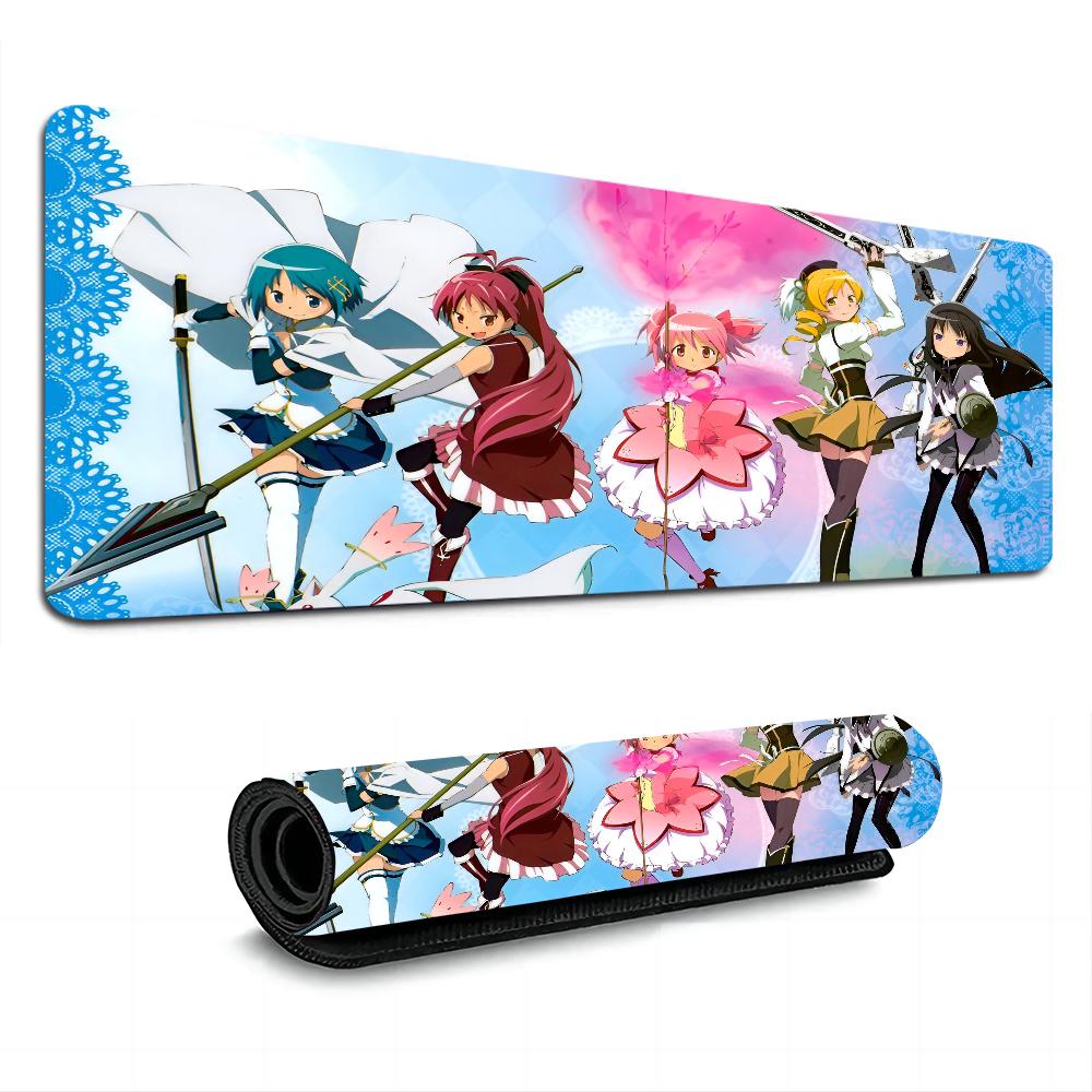 Милый Коврик для мыши Puella Magi Madoka Magica Коврик для мальчика Натуральная резина Игровой настольный коврик Размер для Игрового Мира Танков CS GO Зельда