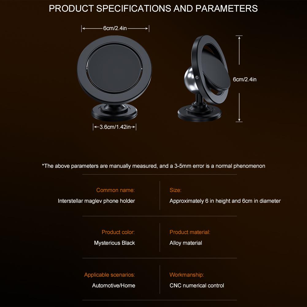 Магнитный автомобильный держатель для телефона, поворотный на 360 градусов GPS-держатель для мобильного телефона для iPhone 15