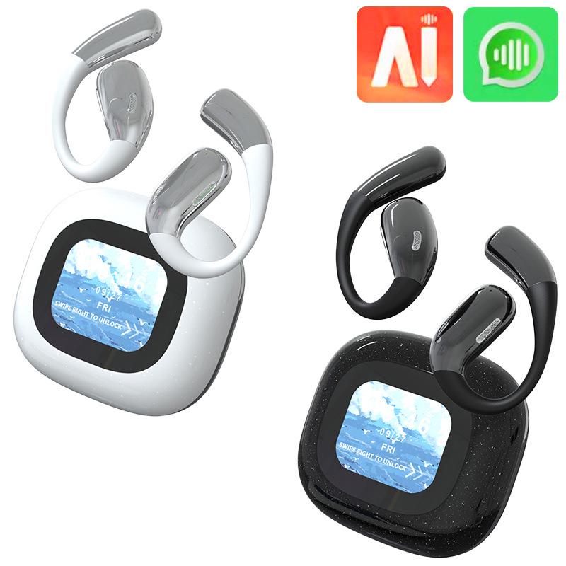 Private Mold Wireless Earbuds: Non-In-Ear, Low Latency, Long Battery Life, AI Translation, Hanging Ear Design
