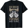 Классическая винтажная футболка с изображением гитар Rock 'n Roll в подарок
