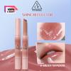 Блеск для губ 3CE Shine Reflector - Milky Shadow, 1,7 г / 0,06 унции, Финиш с высоким блеском