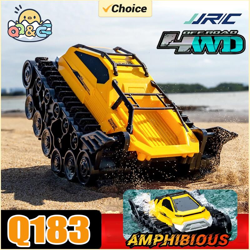 JJRC Q183 Радиоуправляемая Машина 2.4G Амфибия Вездеход Гусеничный Танк Грузовик на Дистанционном Управлении Внедорожник для Лазания Водонепроницаемая Игрушка Подарок Ребенку