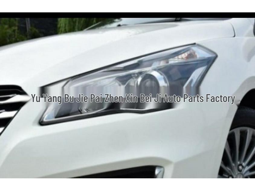 Headlight Assembly for Changan Suzuki Qiyue: Black or White Base, High/Low Beam