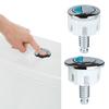 Toilet Button Easy To Install Dual Flush Button Convenient Toilet Push Button for Home Bathroom Washroom