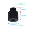 2x DSLR Camera Screws 1/4 To M4 M5 M6 M8 M10 M12 Conversion Screw Standard 1/4 Mount Adapter Screw for Projector Tripod