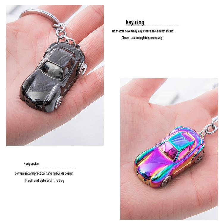 Светящийся брелок из цинкового сплава - Креативный подарок для мужчин и женщин, Милый корейский парный кулон.