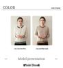 Solid Color Round Neck Zipper Cashmere Women's Loose Knit Cardigan Bomber Jacket
