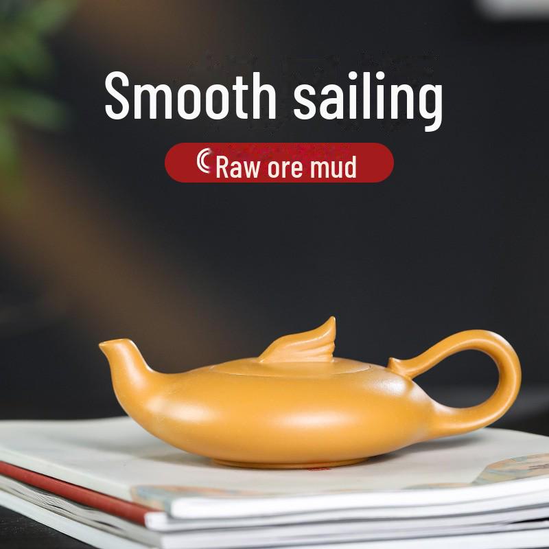 Набор чайников ручной работы из фиолетовой глины Исин – Чайный сервиз в стиле кунг-фу с различными формами чайников (Сертификат включен)